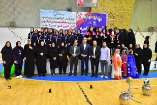 آیین اختتامیه مسابقات ورزشی دانش&zwnj;آموزان دختر سراسر کشور در یاسوج/ یزد قهرمان هندبال دانش آموزان دختر کشور شد+ ( تصاویر )