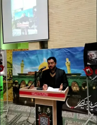 اولین سالگرد شهادت حاج قاسم سلیمانی به همت دانشجویان علوم پزشکی یزد برگزار شد