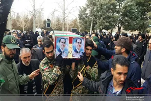 تشییع پیکر شهید &laquo;نهاوندی&raquo; در ملایر