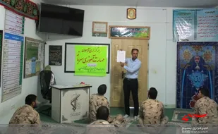 برگزاری آزمون کارگاه مهارت&zwnj;آموزی ویژه سربازان در سپاه فامنین
