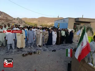 مراسم یادواره شهدادر دهستان هودیان شهرستان دلگان برگزارشد
