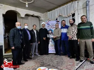 برگزاری مراسم دیدار باجانباز سرافراز دفاع مقدس اکبر قاسمی در منزل جانباز