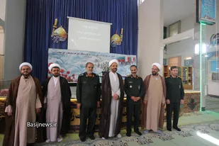مراسم تکریم و معارفه مسئول نمایندگی ولی فقیه در ناحیه مقاومت بسیج امام صادق(ع)