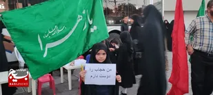 برگزاری تجمع بسیجیان در فلکه دوم رجایی شهر به مناسبت شهادت امام رضا (ع) +تصاویر