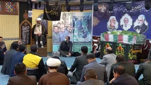 برگزاری سومین سالگرد شهدای مقاومت و  تشییع پیکر شهید گمنام در فرمانداری ملارد