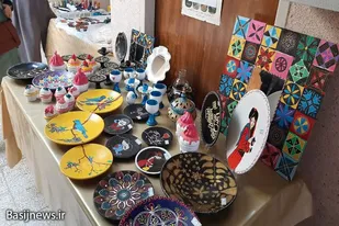 برپایی نمایشگاه صنایع دستی کانون بانوان شهرستان نهاوند