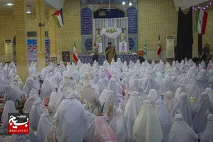 جشن تکلیف بیش از ۶۰۰ دانش آموز دختر شهرستان در گتوند(گزارش تصویری)
