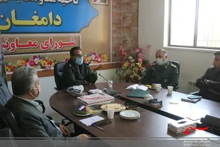 دیدار مسئولان و اعضای اتاق اصناف با فرمانده سپاه ناحیه دامغان