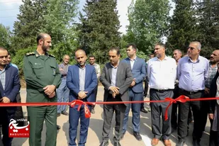 بهره برداری از عملیات بهسازی و آسفالت راه روستایی شالیکش-امیرقلی شهرستان بابل