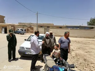 بازدید از گروه جهادی حضرت امیرالمؤمنین (ع) در بهمن ابرکوه