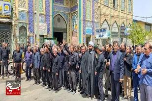 راهپیمایی نمازگزاران شهرستان رزن در محکومیت اهانت به قرآن کریم