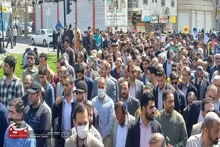 حضور حماسی و پرشور مردم ولایی ملایر در راهپیمایی روز قدس