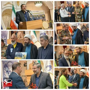 قاب بسیج از شکوه جشن تجلیل سفیران فرهنگ رکاب&zwnj;زنی و محیط&zwnj;زیست در تربت&zwnj;جام