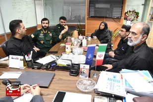 بازدید کمیته محتوایی قرارگاه راهیان پیشرفت بندر ماهشهر از اداره کل بنادر و دریانوردی استان خوزستان