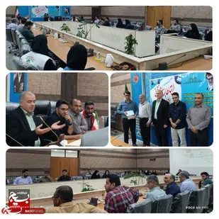 تجلیل از مدیر روابط عمومی ناحیه مقاومت بسیج گتوند در آیین گرامیداشت روز جهانی ارتباطات