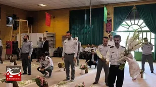 ادای احترام قهرمانان به جایگاه اسطوره&zwnj;های شهید
