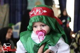 همایش شیرخوارگان حسینی در امامزاده حسین(ع) قزوین برگزار شد