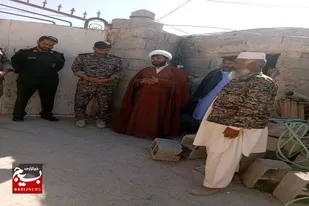 بازدید فرمانده ناحیه گلشن از گروه جهادی شهید محمود آبسالان در آغاز هفته بسیج