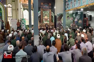 مراسم هفتمین روز شهادت شهدای خدمت در ملایر برگزار شد