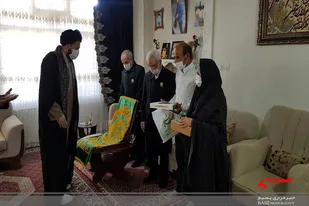 دیدار خدام رضوی با خانواده اهدا کننده عضو در بهار