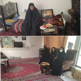 بسیجیان پایگاه حضرت فاطمه (س)روستای موسیان  از خانواده شهید موسیانی دیدار نمودند.