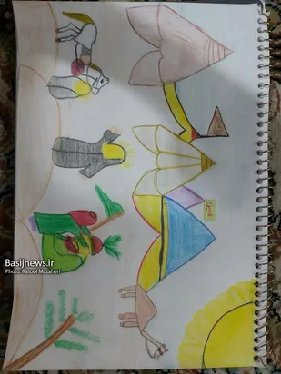 مسابقه نقاشی با موضوع کودکان تشنه اند