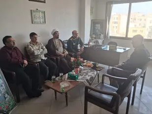 دیدار فرمانده و مسئول نمایندگی سپاه ناحیه سمنان با خبرنگاران