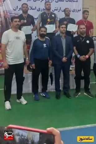 شایان میربیک قهرمان مسابقات کشتی ارتش ایران شد
