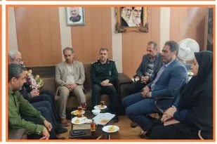 فرمانده سپاه ناحیه و مسئول بسیج دانش آموزی گرمسار با سرپرست جدید آموزش و پرورش دیدار کردند