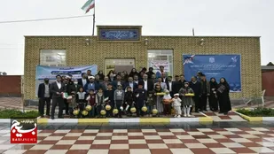افتتاح مدرسه روستایی ۲ کلاسه خیرساز در اندیمشک
