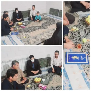دیدار با خانواده شهید علیرضا امیری توسط بسیج دانشجویی دانشگاه فنی و حرفه&zwnj;ای استان&zwnj;کرمان