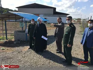 بازدید مسئول دفتر نمایندگی ولی فقیه در سپاه کربلا از مرکز اقتصاد مقاومتی در ساری