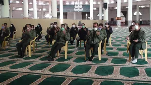 دیدار نمایندگان بسیجیان فردوس با امام جمعه شهرستان