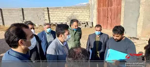 بازدید مسئول کلینیک صنعت یار بسیج و کارگروه رفع موانع تولید شاهرود از واحد مرغداری