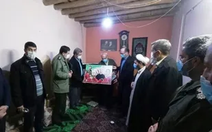 دیدار مسئولان شهرستان ابهر با پدر شهیدان &laquo;طارمی&raquo;