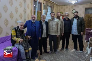 دیدار حاج مصطفی خورسندی با حاج عبدالله علیمحمدی در شهرکرد