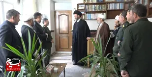 دیدار نوروزی مسئولین سپاه حضرت عباس (ع) با آیت الله عاملی
