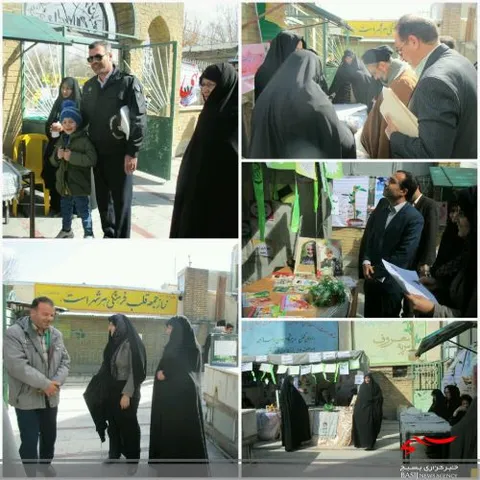 نمایشگاه فجر (شهید سپهبد حاج قاسم سلیمانی) سردار دلها در شهر شازند برگزار گردید.