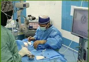 خدمت بی منت اقدامی از چشم پزشکان متخصص جهادگر