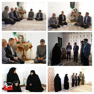 دیدار مدیرکل راه و شهرسازی با تنها خانواده شهید جنگ تحمیلی ۱۲ روزه سیستان و بلوچستان