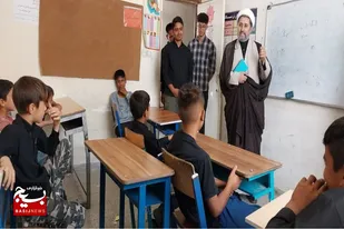 بازدید مسئول نمایندگی ولی فقیه در ناحیه بسیج دانشجویی همدان از اردوی جهادی خواهران