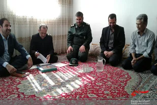 دیدار مدیرکل تامین اجتماعی نیروهای مسلح استان همدان و فرمانده سپاه اسدآباد با پیشکسوتان