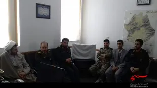 سرکشی مسئول نمایندگی ولی&zwnj;فقیه سپاه اسدآباد از گردان ۱۶۴ امام حسین(ع)