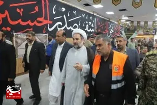 بازدید آیت الله محامی نماینده ولی فقیه در سیستان و بلوچستان از مرز میرجاوه