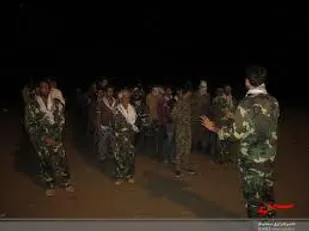 برگزاری اموزش رزم شبانه در گرمه