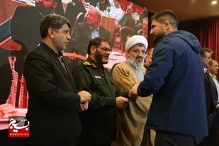 آئین تجلیل از کشتی گیران بسیجی تیم ملی آزاد و فرنگی در بابلسر برگزار شد
