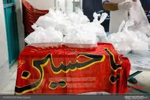 طرح اطعام حسینی با همکاری سپاه در شهرستان گرمه