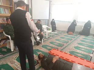 دوره امداد و نجات مختص پرسنل کادر ناحیه مه ولات