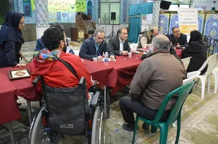 دیدار مردمی مسئولان بهزیستی با مددجویان در شهرری