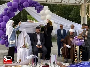 شهدای گمنام  شاهد آغاز زندگی مشترک زوج جوان در صفادشت شهرستان ملارد بودند